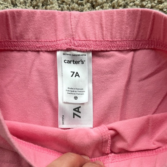 3 - Girls size 7 Floral & Pink Leggings - Children’s Place/Jumping Beans/Carters - Picture 5 of 7